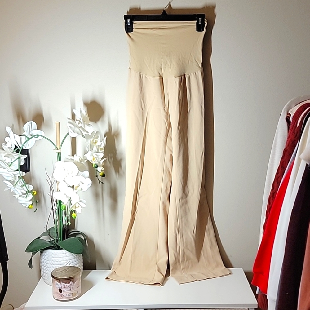 Khaki Maternity Pants Petite M